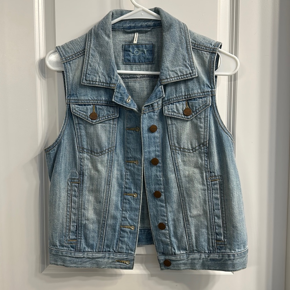 LOFT Jean Vest